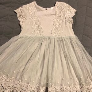 New Grey Lace dress for baby girls